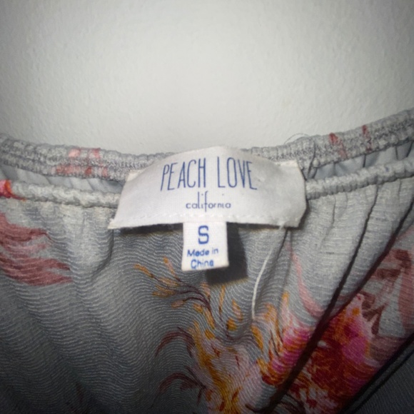 Grey Floral long sleeve Maxi Dress - Picture 4 of 5